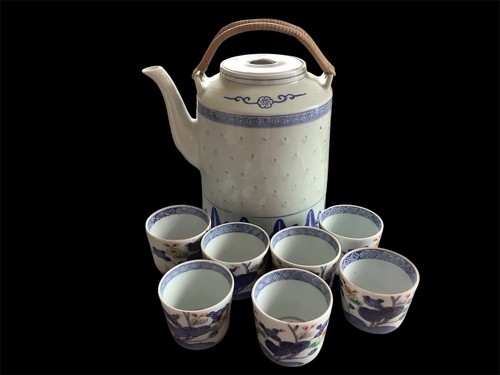 Vtg piece chinese rice - vtg, 7