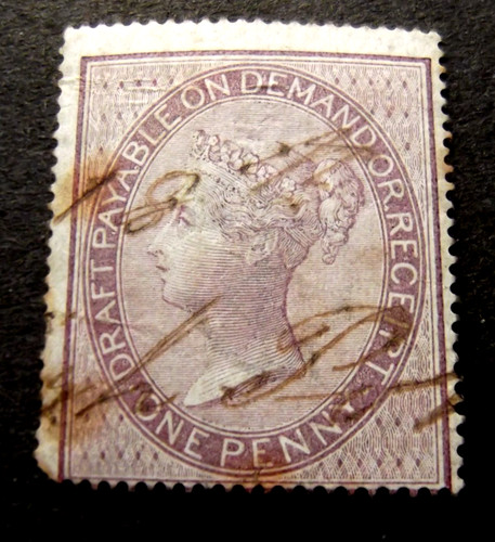 One penny inland - gb-qv-one,