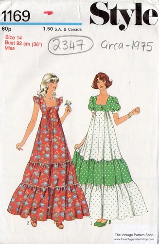 1975 vintage sewing pattern - vintage,