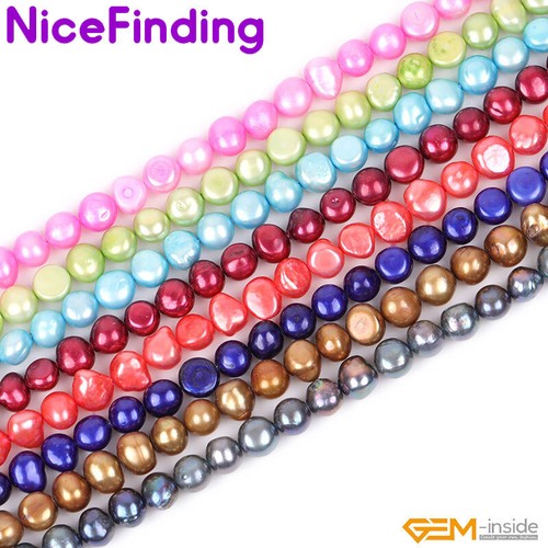 Dyed color 8mm freeform - color,
