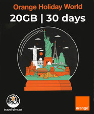 Orange Holiday World Data SIM