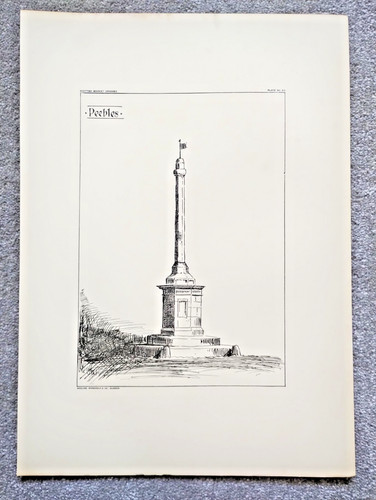 Peebles market cross scotland - peebles, cross,