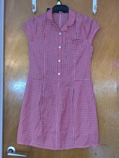 George School Dress A-Line Style S/Sl 9-10yr 140cm Red Check BNWT