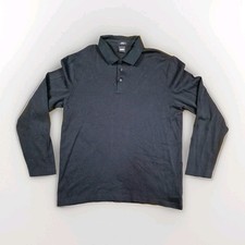 Hugo Boss Men’s LS Mercerised Cotton Polo Size XXL