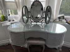 Olympus Dressing Table with Stool & Mirror Bedroom