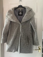 Ladies Cosy Jacket by Polar Bear Size 12 Soft Grey Boucle