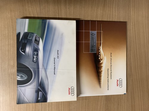 Audi owners manual handbook - a3,