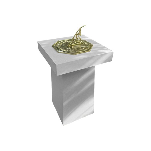 Contemporary cast stone plinth - contemporary,