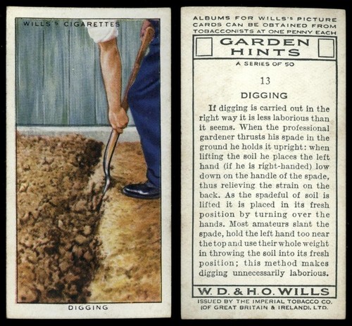 Digging garden hints 1938 - digging,