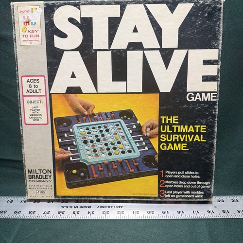 Stay alive milton bradley 1971 - milton,