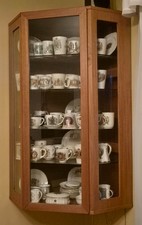 Tapley 33 Vintage Furniture Set x 13 Wall Units, Shelves, lit cabinets, Drawers