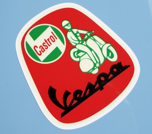 Scooter retro castrol - scooter, 'castrol'