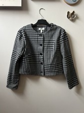 H&M black and white check
