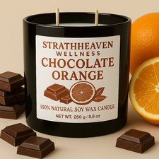 100% Natural Highly Scented Large Aromatherapy Luxury Soy Candle 250g Ideal Gift