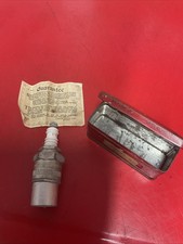 NOS VINTAGE LARGE CHAMPION C-5 SOWTK PLUG IN ORIGINAL LODGE TIN