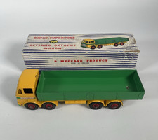 Dinky Super Toys 934 Leyland Octopus Wagon Bellmans Green Yellow Original Box