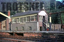 35mm Slide BR British Railways Scene View Tavistock Signal Box 1964 Original