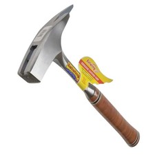 E239MM Roofer's Pick Hammer Leather Grip - Milled Face
