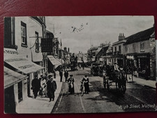WATFORD HIGH STREET 1913 VINTAGE POSTCARD