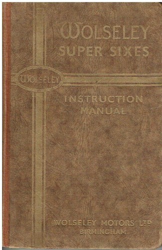 Wolseley super six 21 6 - wolseley, 16/6