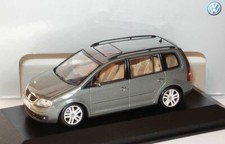 RARE VW TOURAN 1T 2.0 TDI SPORT PLATINUM GREY 1:43 MINICHAMPS (DEALER MODEL)
