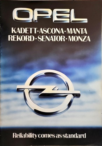 Opel kadett ascona manta - opel,