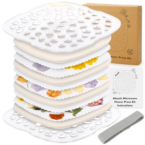 Aboofx microwave flower - flower, press
