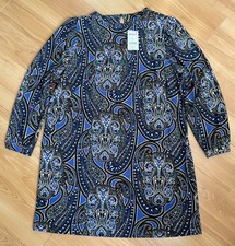 Ladies next blue black paisley