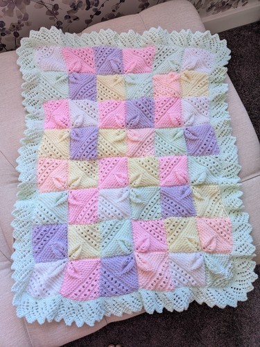 Hand knitted baby - hand, blanket
