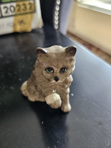 Rare royal doulton cat with - rare,