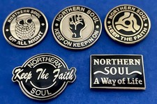 NORTHERN SOUL BADGE - 5 BADGE