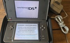 Nintendo DSi XL Bronze/Black Console & 6 Game Lot,extra 3 stylus,charger.Used.