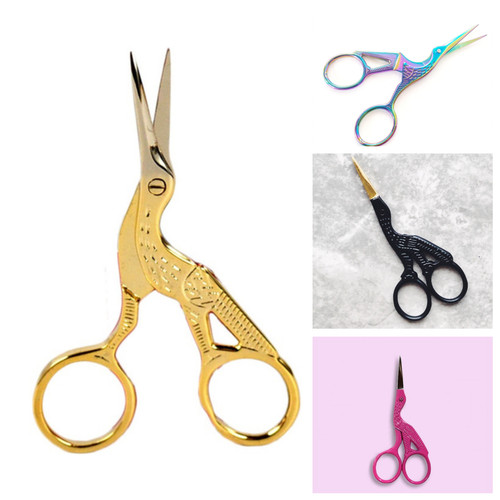 Stork embroidery scissors - embroidery,