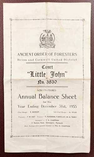 1955 ancient order - ancient, of