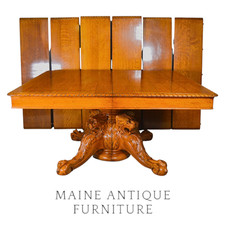 Antique Heavily Carved Lion