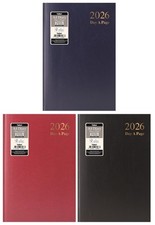 2026 A4 Full Day A Page Diary Including Saturdays & Sundays Hardback Casebound