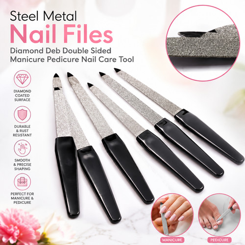 Steel metal nail files - nail,