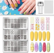 UNICRAFTALE 3Pcs Flowers Nail