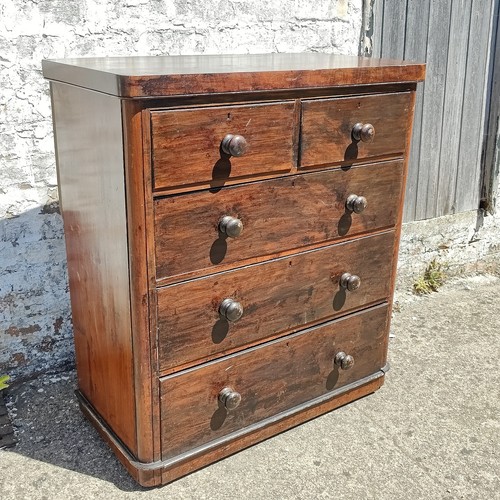 Solid sturdy victorian chest - solid,