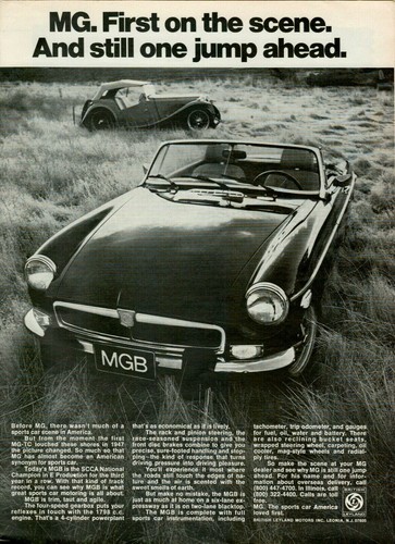 1974 mgb 1047 - mg-tc, first