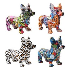 Simple Dog Statue Colorful