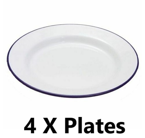 20cm flat dinner plate - 4, x