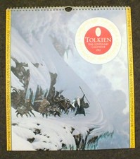 Vintage JRR Tolkien works, Centenary Calendar 1992, illustrated by Ted Nasmith