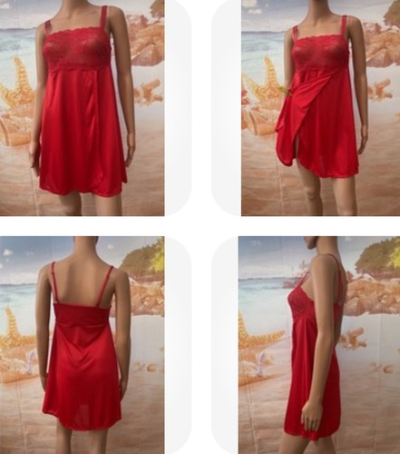 Red lace trim - , camisole