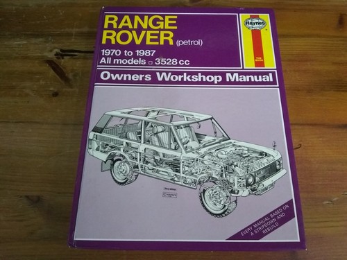 Range rover haynes workshop - haynes,