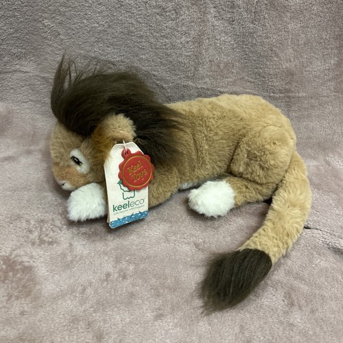 Keeleco lion laying soft toy - laying,