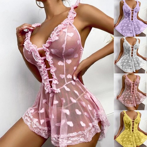 Womens sexy lace nightdress - womens,
