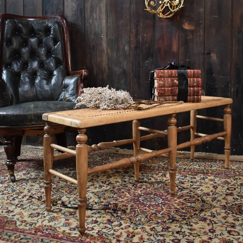 Antique english beech bergere - antique,