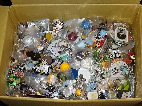 Japanese anime keyring lucky - japanese,
