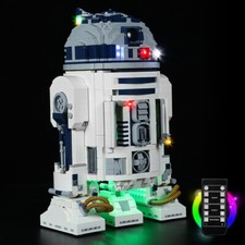 BrickBling LED Light Kit for LEGO Star Wars R2-D2 Robot 75308 (Remote Control) 